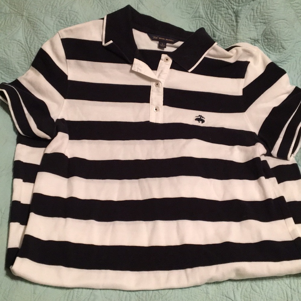 Navy and White Brooks Brothers polo dress